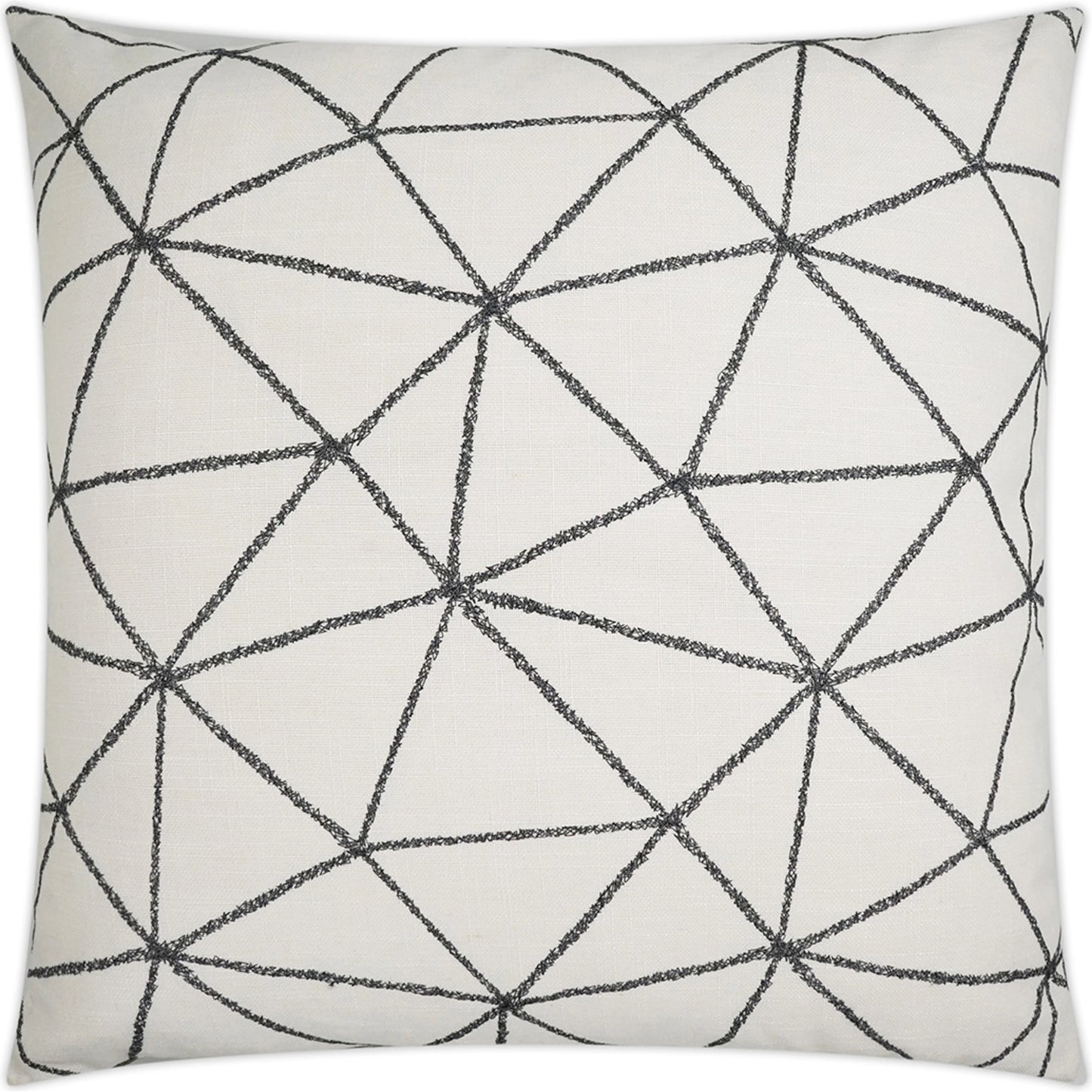 001 SI-2027671 | Primary Silo | Constellation Pillow by DV Kap Home in white. Made from 36% polyester, 26% cotton, 22% viscose, 16% linen in a modern style.