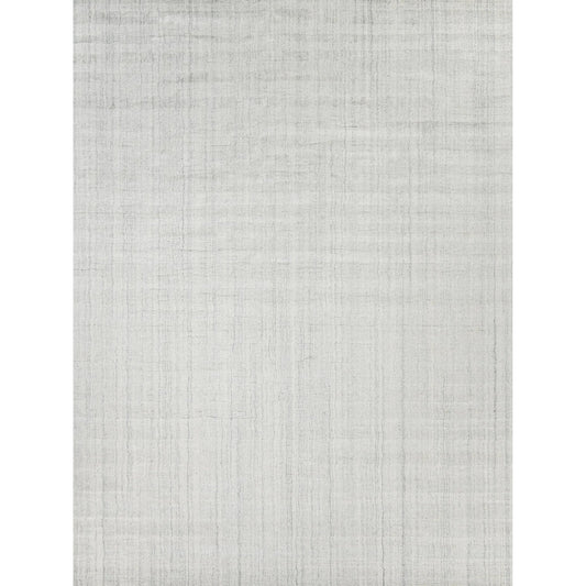 Robin Stripe Rug by Exquisite Rugs in ivory, gray. Made from bamboo silk, wool in a unique style.