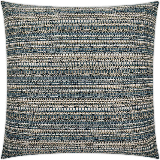 Bodhi Pillow by DV Kap Home in azure. Made from 93% polyester, 7% poly chenille in a modern style.