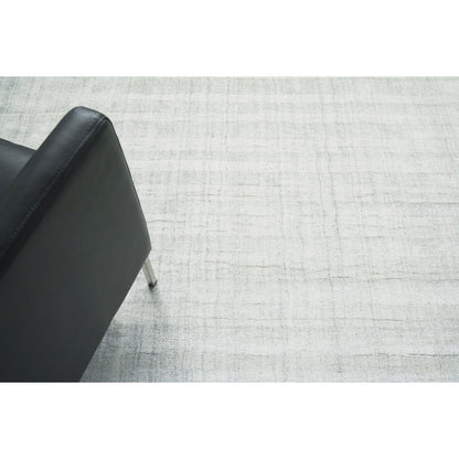 Robin Stripe Rug by Exquisite Rugs in ivory, gray. Made from bamboo silk, wool in a unique style.