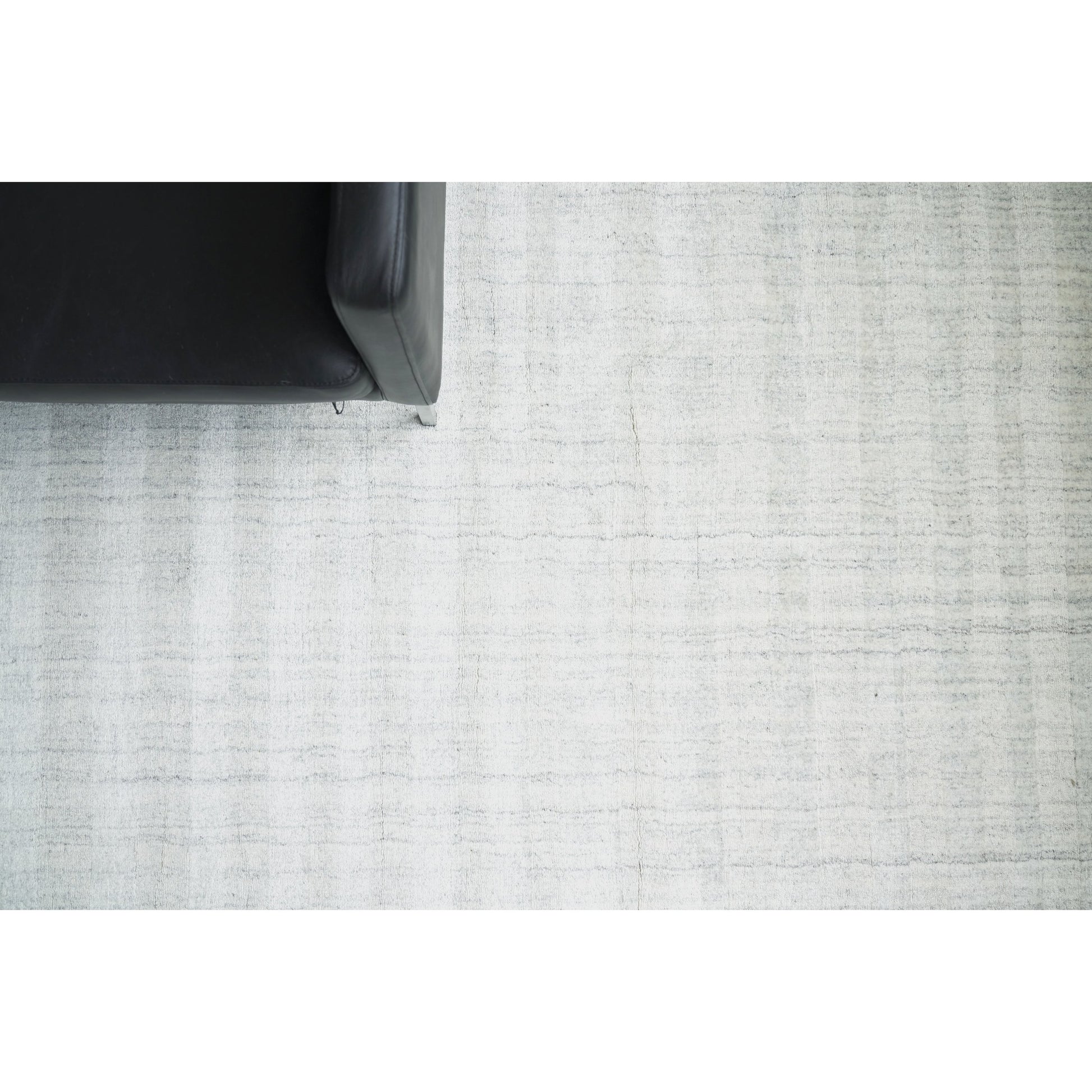 Robin Stripe Rug by Exquisite Rugs in ivory, gray. Made from bamboo silk, wool in a unique style.