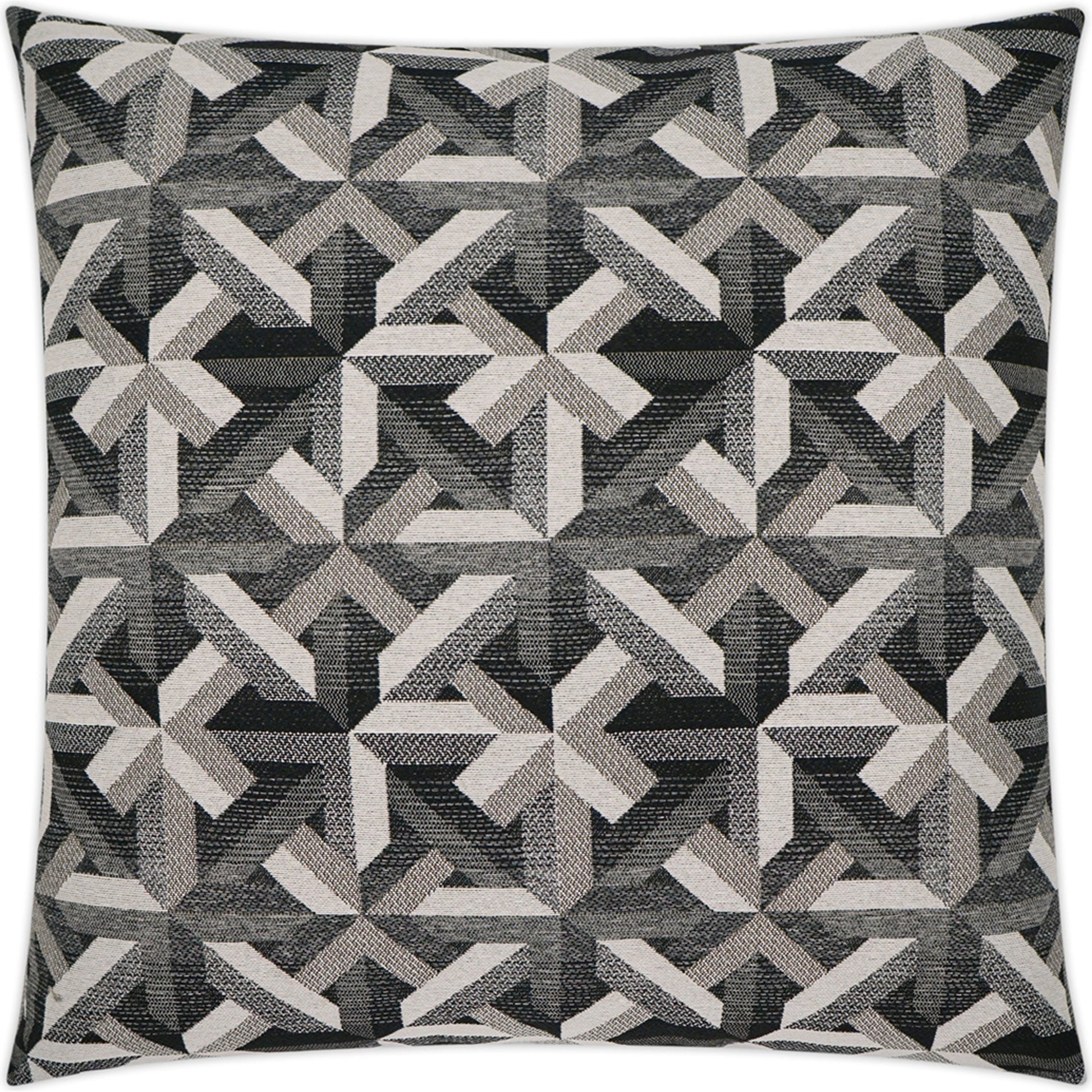 Edifice Pillow by DV Kap Home. Made from 51% pcr polyester, 49% polyester in a modern style.