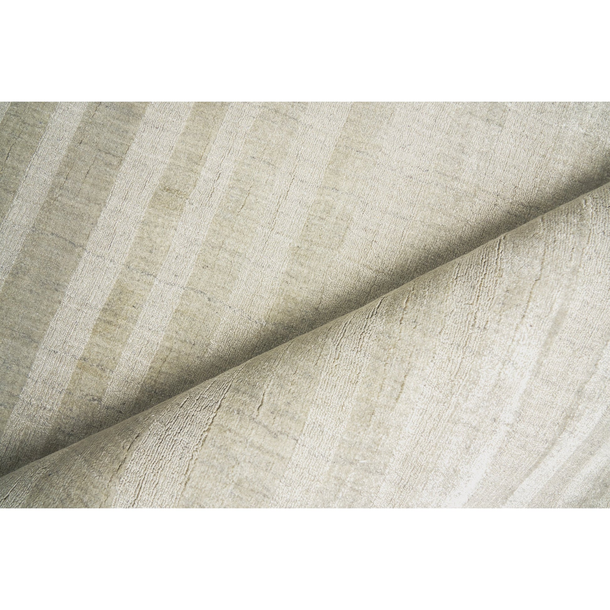 Robin Stripe 3784 Rug by Exquisite Rugs in taupe. Made from bamboo silk, wool in a unique style.