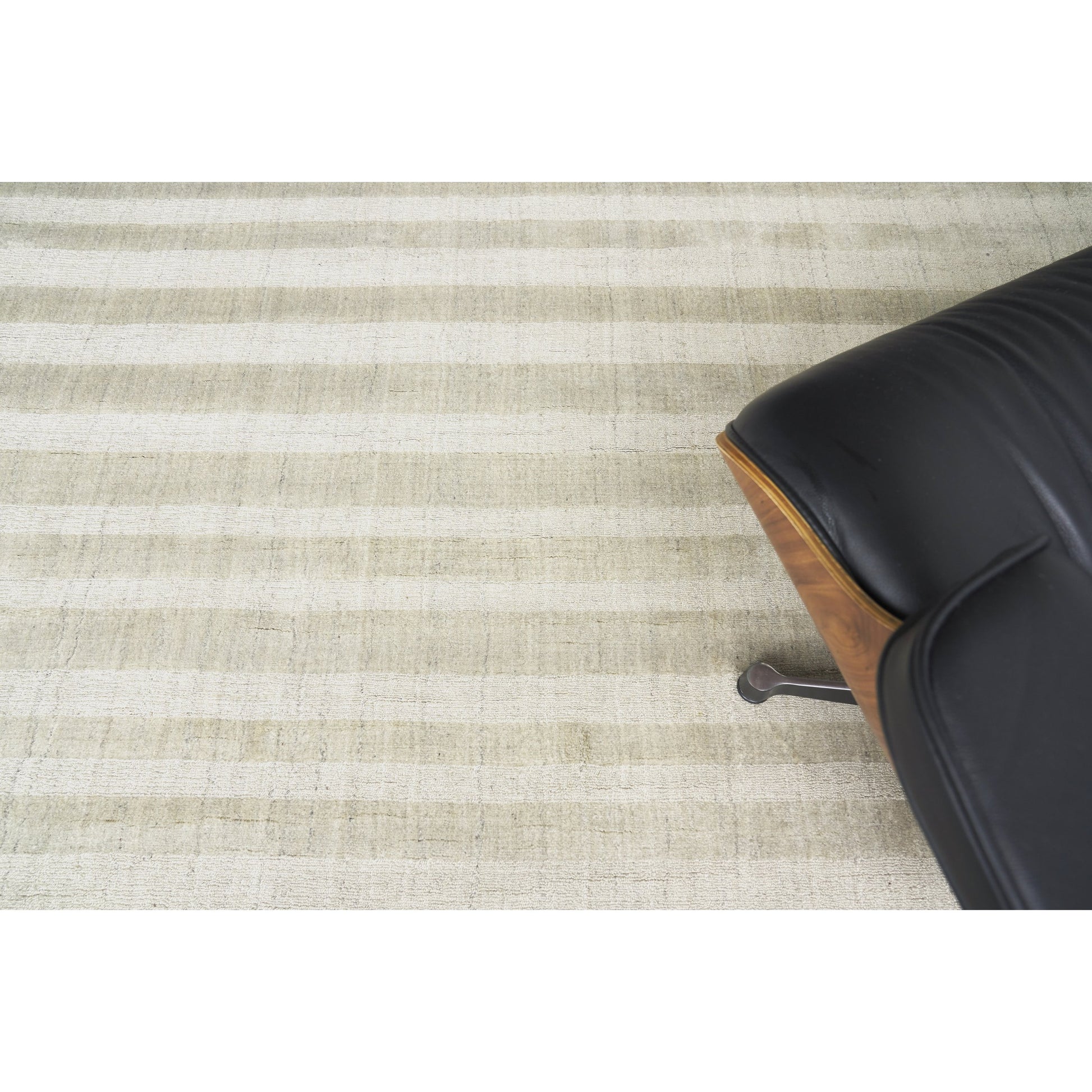 Robin Stripe 3784 Rug by Exquisite Rugs in taupe. Made from bamboo silk, wool in a unique style.
