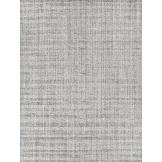 Robin Stripe Rug by Exquisite Rugs in gray. Made from bamboo silk, wool in a unique style.