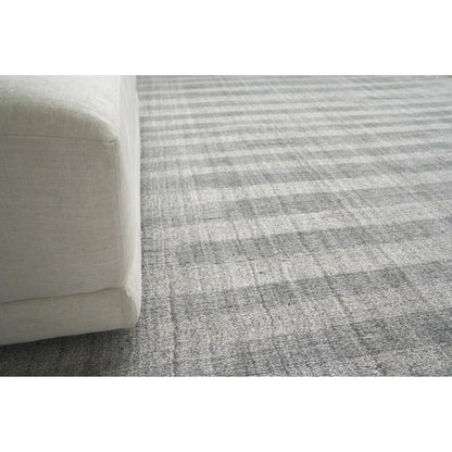 Robin Stripe 3785 Rug by Exquisite Rugs in gray. Made from bamboo silk, wool in a unique style.