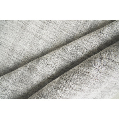Robin Stripe Rug - Gray by Exquisite Rugs in gray. Made from bamboo silk, wool in a unique style.