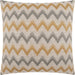 Parquet Throw Pillow by DV Kap Home. Made from 33% polyester, 29% viscose, 24% polypropylene, 14% linen in a modern style.