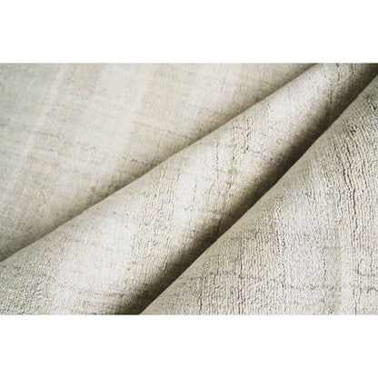 Robin Stripe Rug by Exquisite Rugs in taupe. Made from bamboo silk, wool in a unique style.