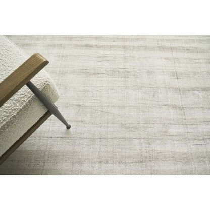 Robin Stripe Rug by Exquisite Rugs in taupe. Made from bamboo silk, wool in a unique style.