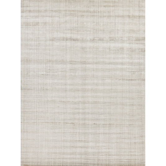 Robin Stripe Rug by Exquisite Rugs in light khaki. Made from bamboo silk, wool in a unique style.