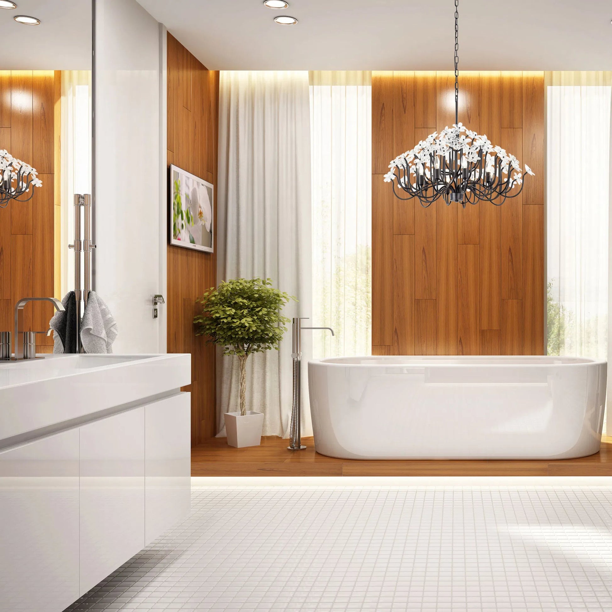 Wildflower Chandelier by Varaluz. Made from unique in a modern style.