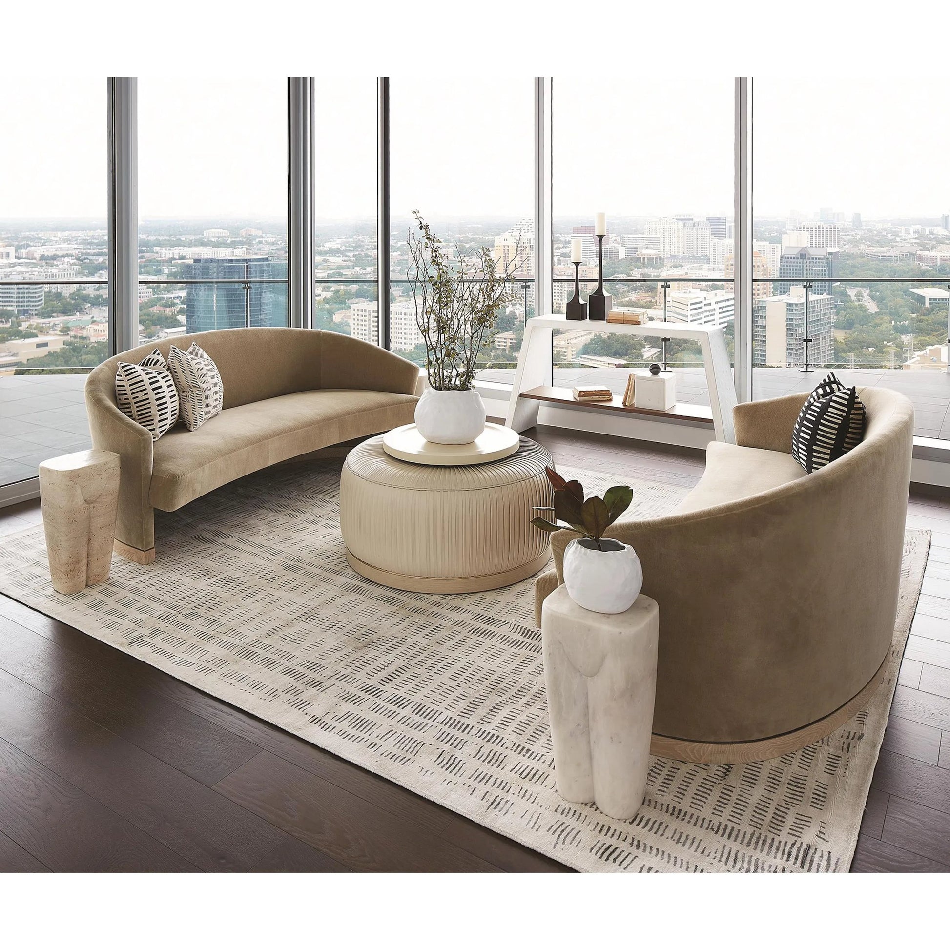 La Boite Box by Global Views. Made from white banswara, black bheslana in a eclectic & global style.