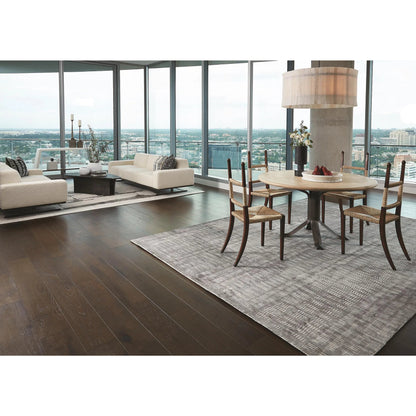 Edifice Rug by Global Views in cream, charcoal. Made from 80% viscose, 20% cotton (backing) in a unique style.