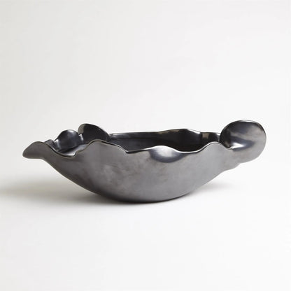 Free Form Organic Bowl by Global Views. Made from ceramic in a modern style.