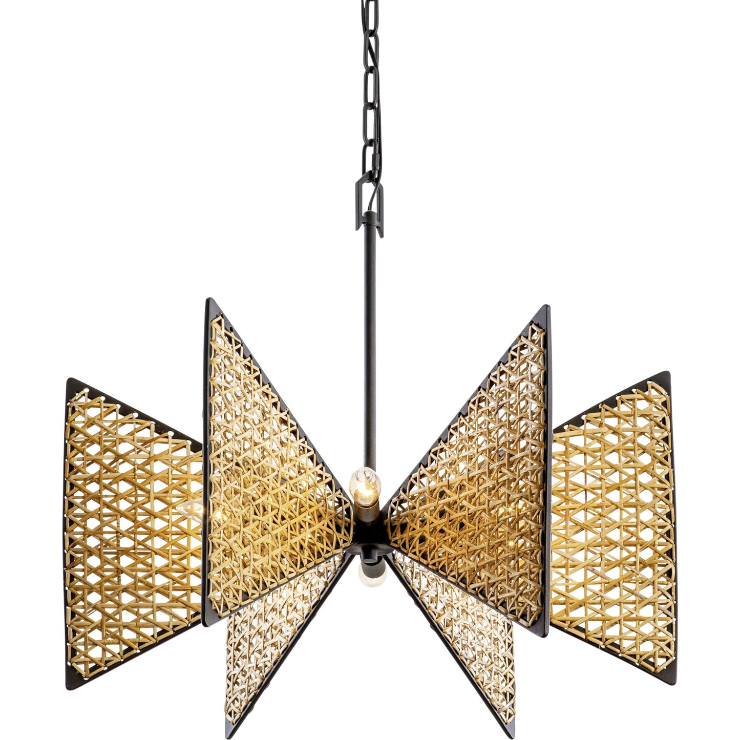 001 SI-1991465 | Primary Silo | Machina Chandelier by Varaluz in matte black/sulihiya. Made from unique in a cottage & farmhouse style.