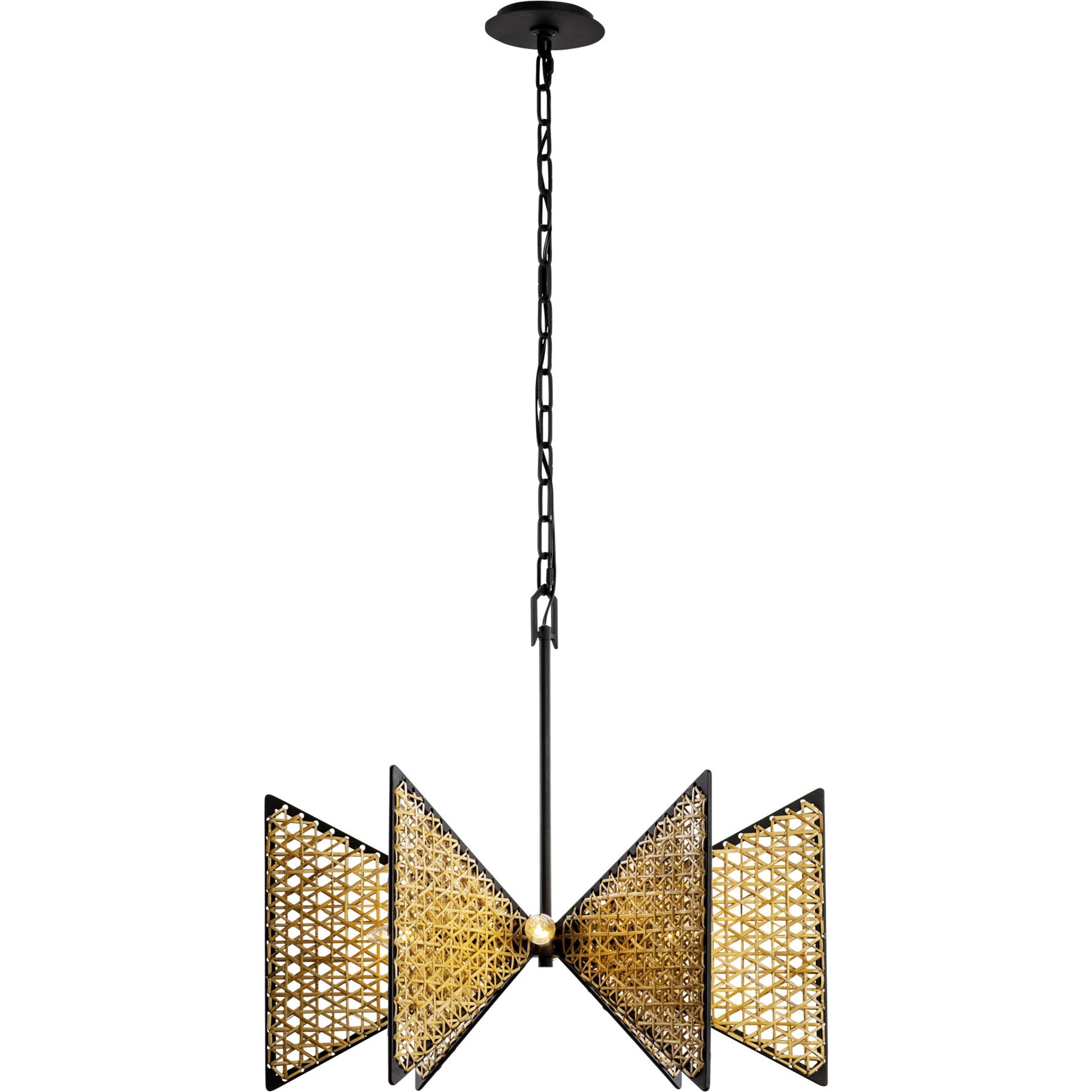 Machina Chandelier by Varaluz in matte black/sulihiya. Made from unique in a cottage & farmhouse style.