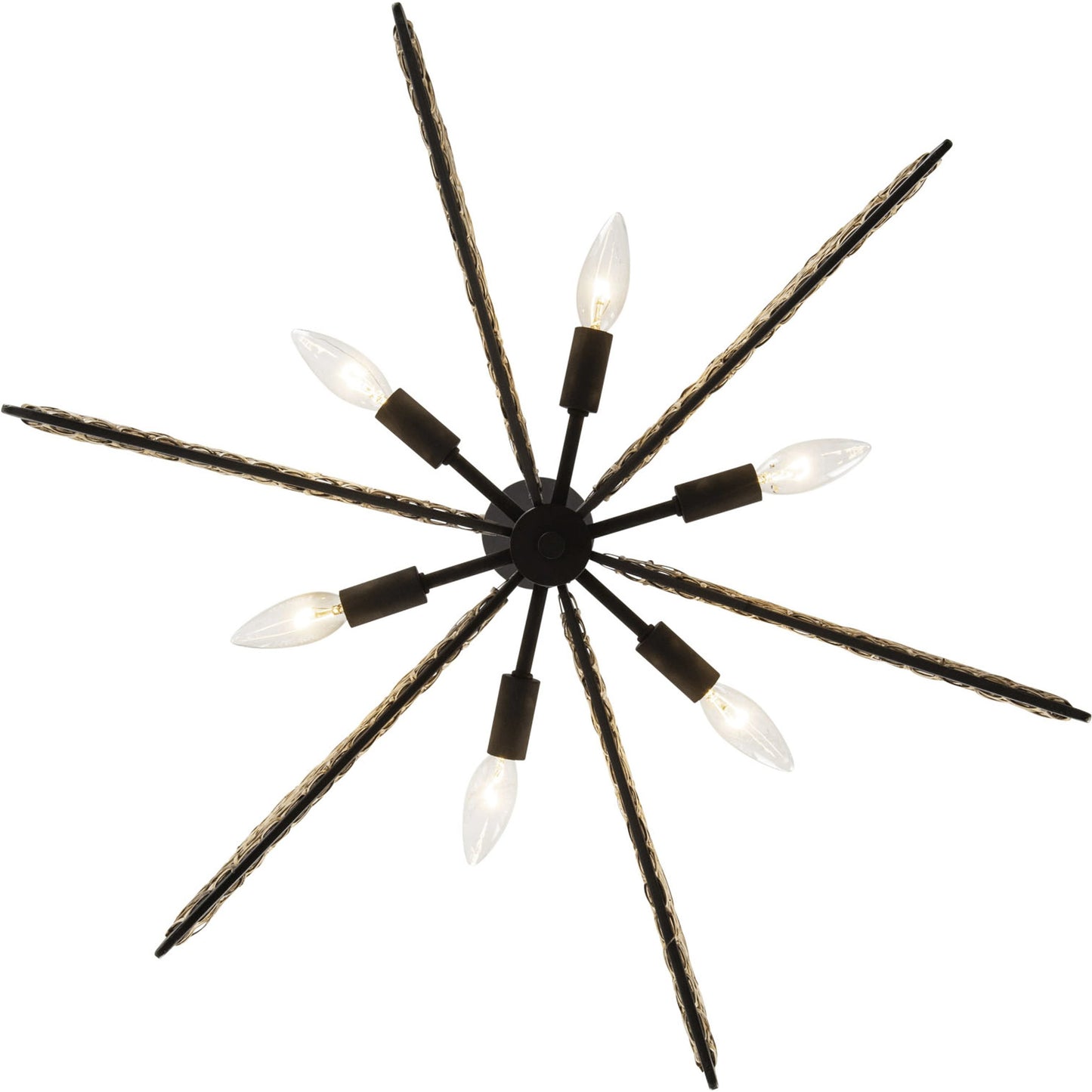 005 SI-1991465 | Additional Silo | Machina Chandelier by Varaluz in matte black/sulihiya. Made from unique in a cottage & farmhouse style.