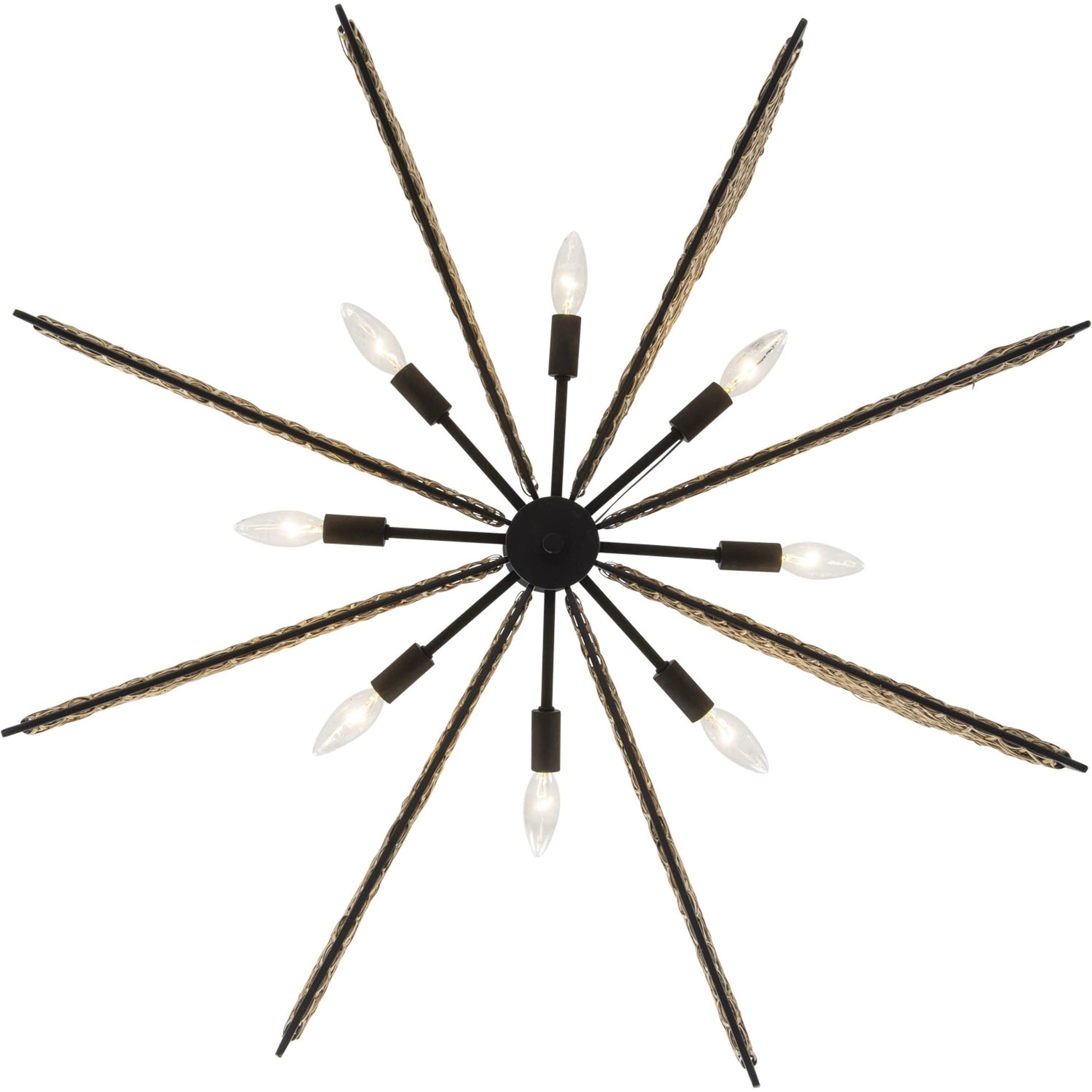 Machina Chandelier by Varaluz in matte black/sulihiya. Made from unique in a cottage & farmhouse style.