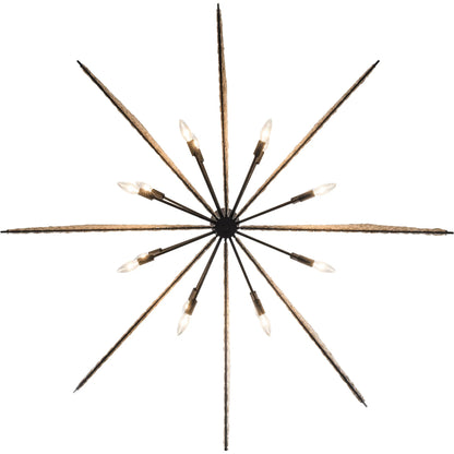 Machina Chandelier by Varaluz in matte black/sulihiya. Made from unique in a cottage & farmhouse style.