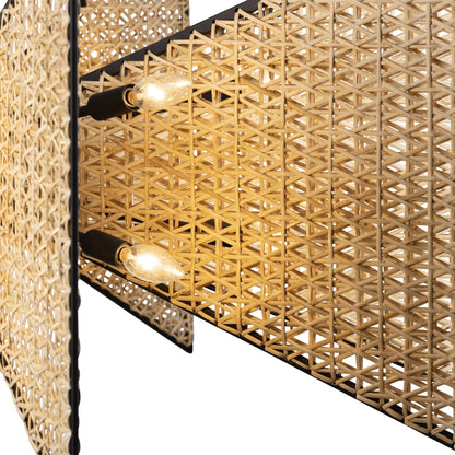 Machina Chandelier by Varaluz in matte black/sulihiya. Made from unique in a cottage & farmhouse style.