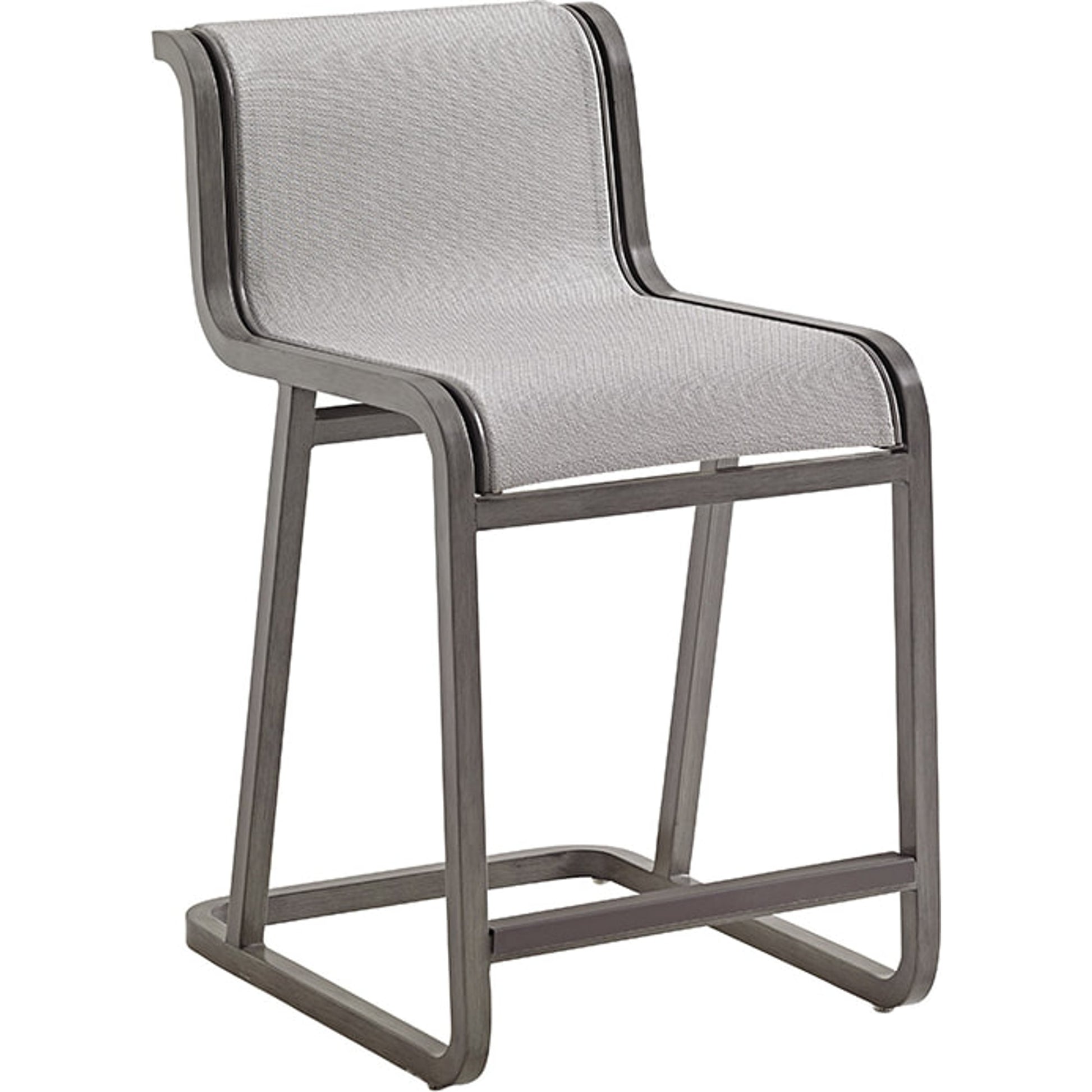 Del Mar Counter Stool by Tommy Bahama Outdoor in gray. Made from unique in a modern style.