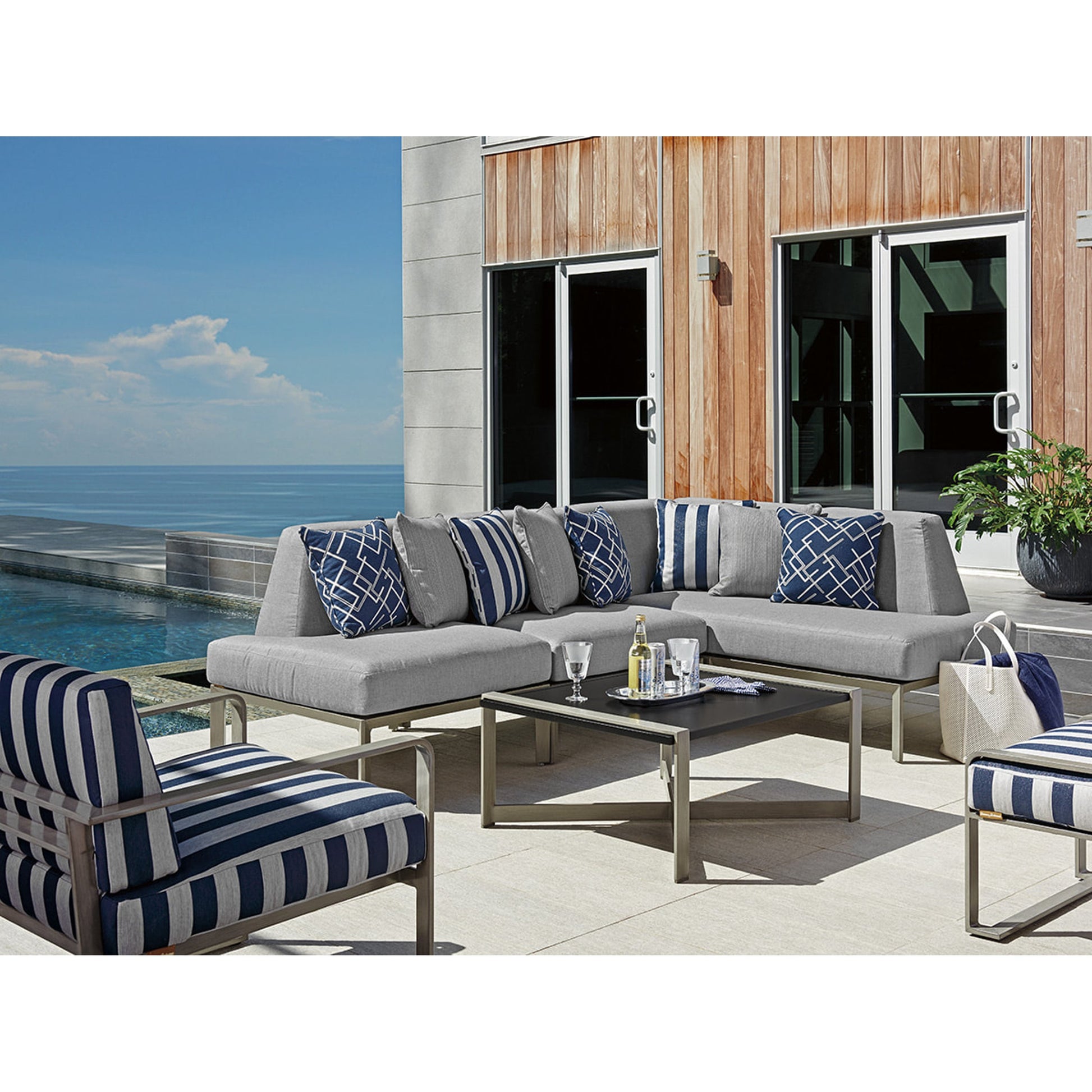 Del Mar Cocktail Table by Tommy Bahama Outdoor. Made from unique in a modern style.