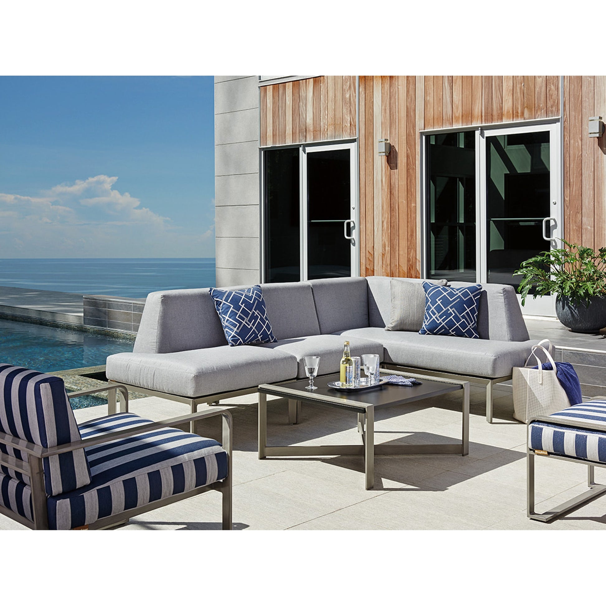 Del Mar Cocktail Table by Tommy Bahama Outdoor. Made from unique in a modern style.