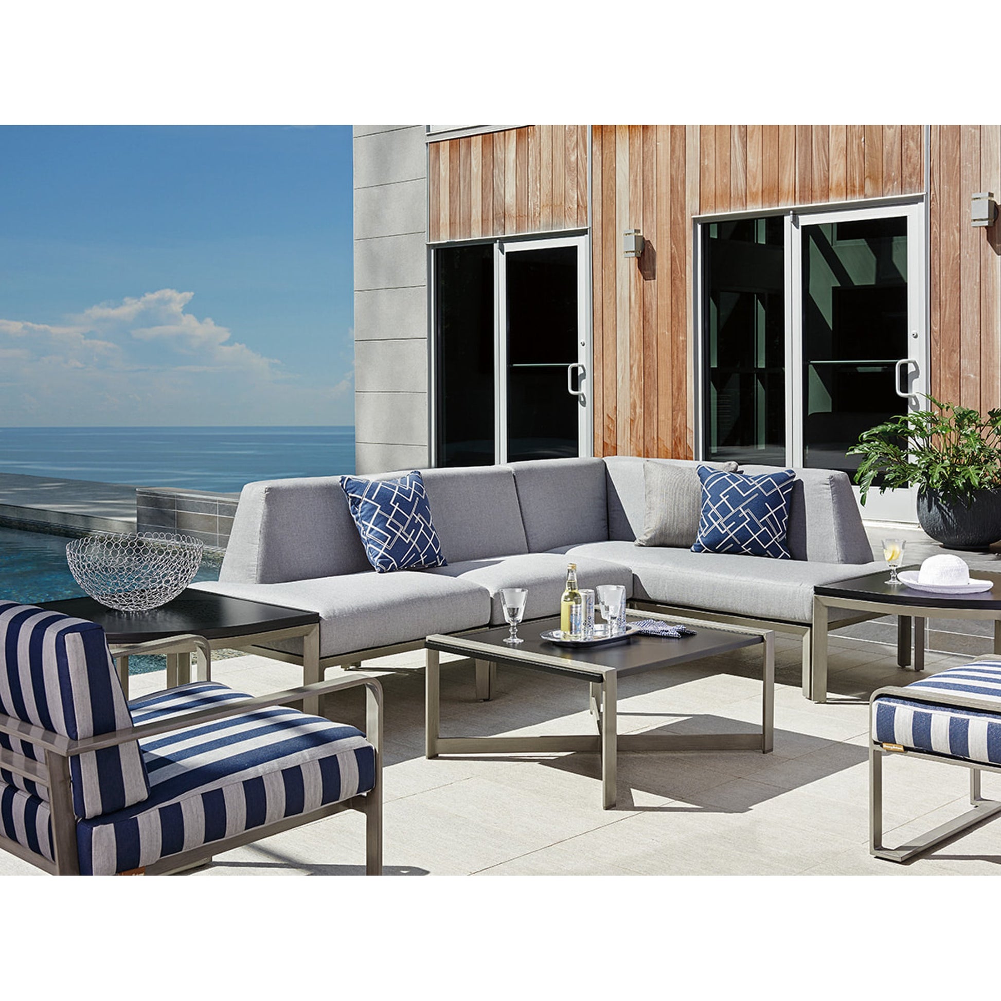 Del Mar Cocktail Table by Tommy Bahama Outdoor. Made from unique in a modern style.