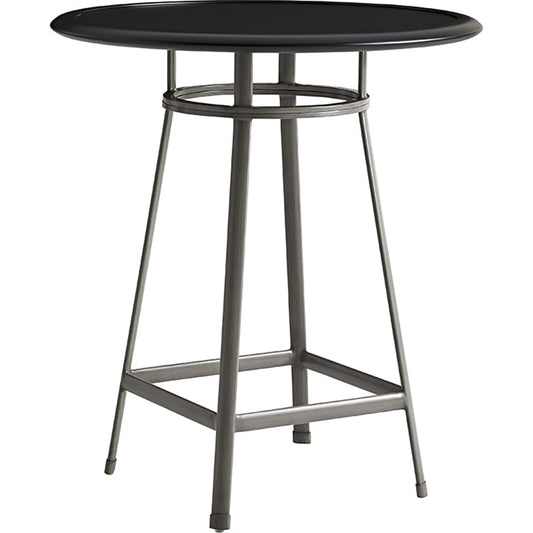 Del Mar High/Low Bistro Table by Tommy Bahama Outdoor in satin black. Made from unique in a unique style.