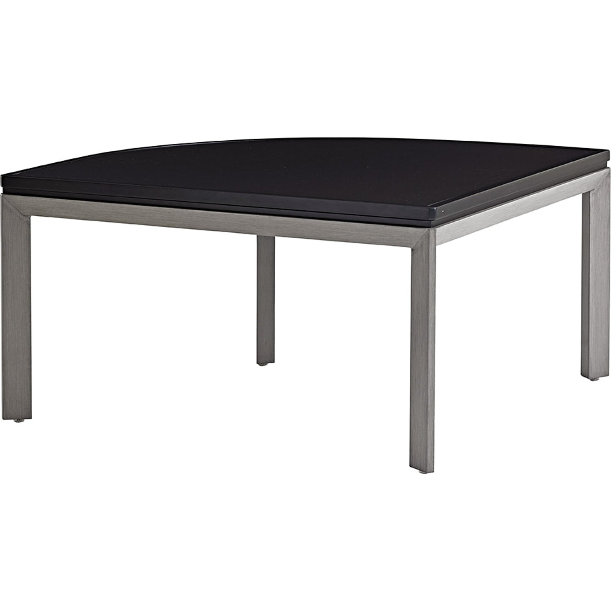 Del Mar Sectional Corner Table by Tommy Bahama Outdoor in black. Made from unique in a modern style.