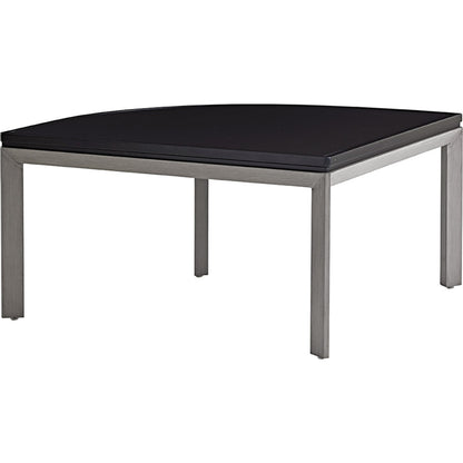 Del Mar Sectional Corner Table by Tommy Bahama Outdoor in black. Made from unique in a modern style.