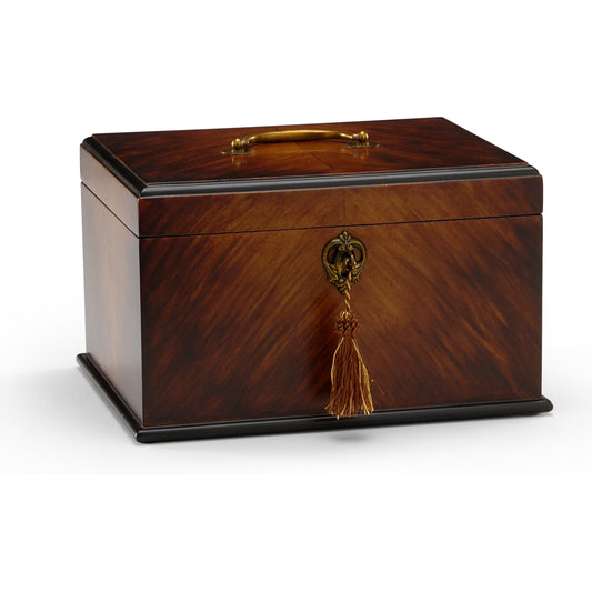George II Tea Caddy by Chelsea House in brown. Made from unique in a traditional style.