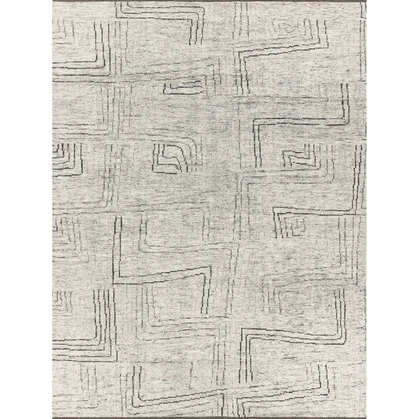 001 SI-2260275 | Primary Silo | Aldridge Geometric Rug by Exquisite Rugs in ivory, gray, beige. Made from wool, bamboo silk in a unique style.