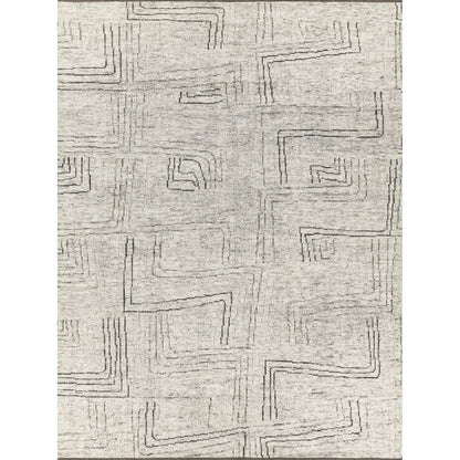 Aldridge Geometric Rug by Exquisite Rugs in ivory, gray, beige. Made from wool, bamboo silk in a unique style.