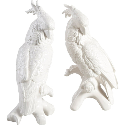 Cockatoos II (Set of 2) by Chelsea House in italian. Made from hand painted ceramic in a coastal style.