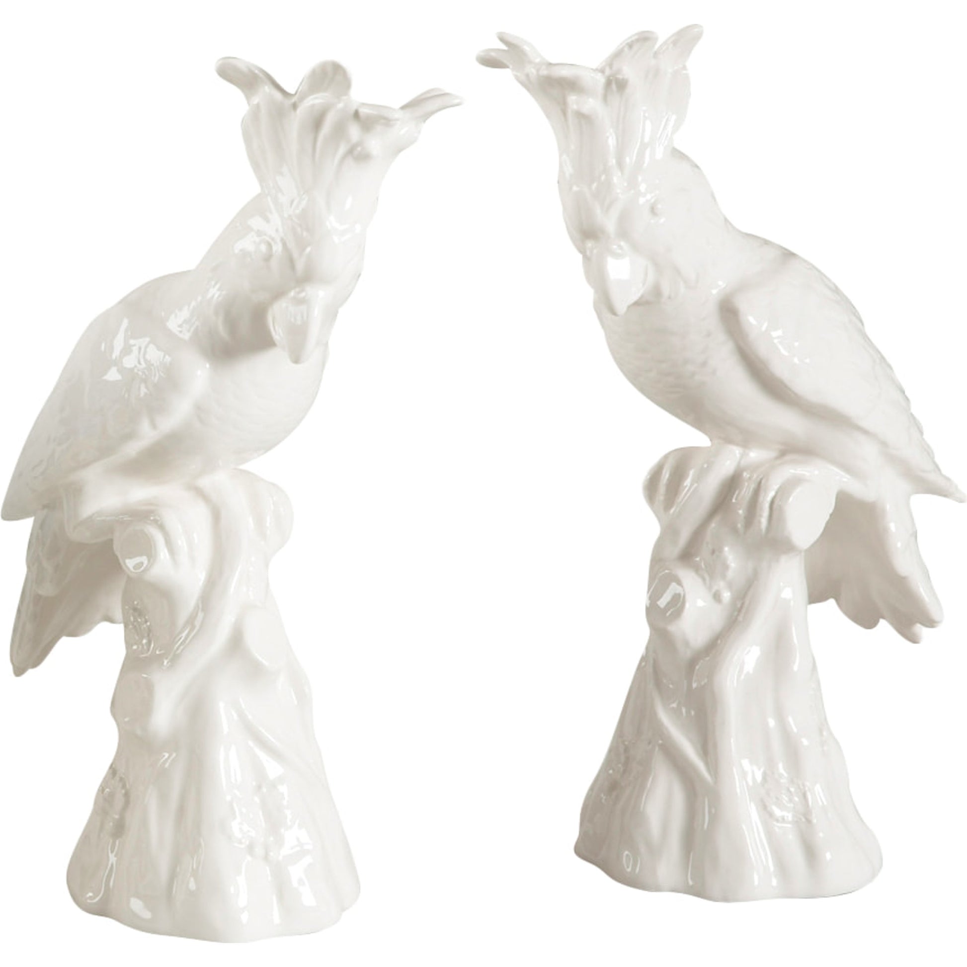Hope Parrots (Set of 2) by Chelsea House. Made from hand painted ceramic in a coastal style.