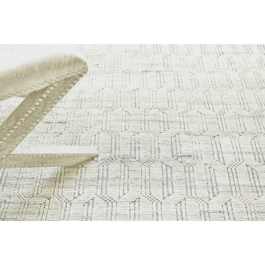 Mercer Rug - Gray, Ivory by Exquisite Rugs in gray/ivory. Made from ivory in a unique style.