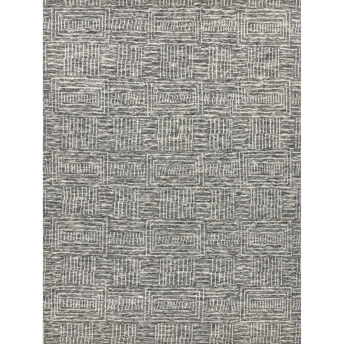 052 SI-2383974,SI-2383975 | Primary Silo | Aldridge Rug by Exquisite Rugs in charcoal, ivory. Made from wool, bamboo silk in a unique style.