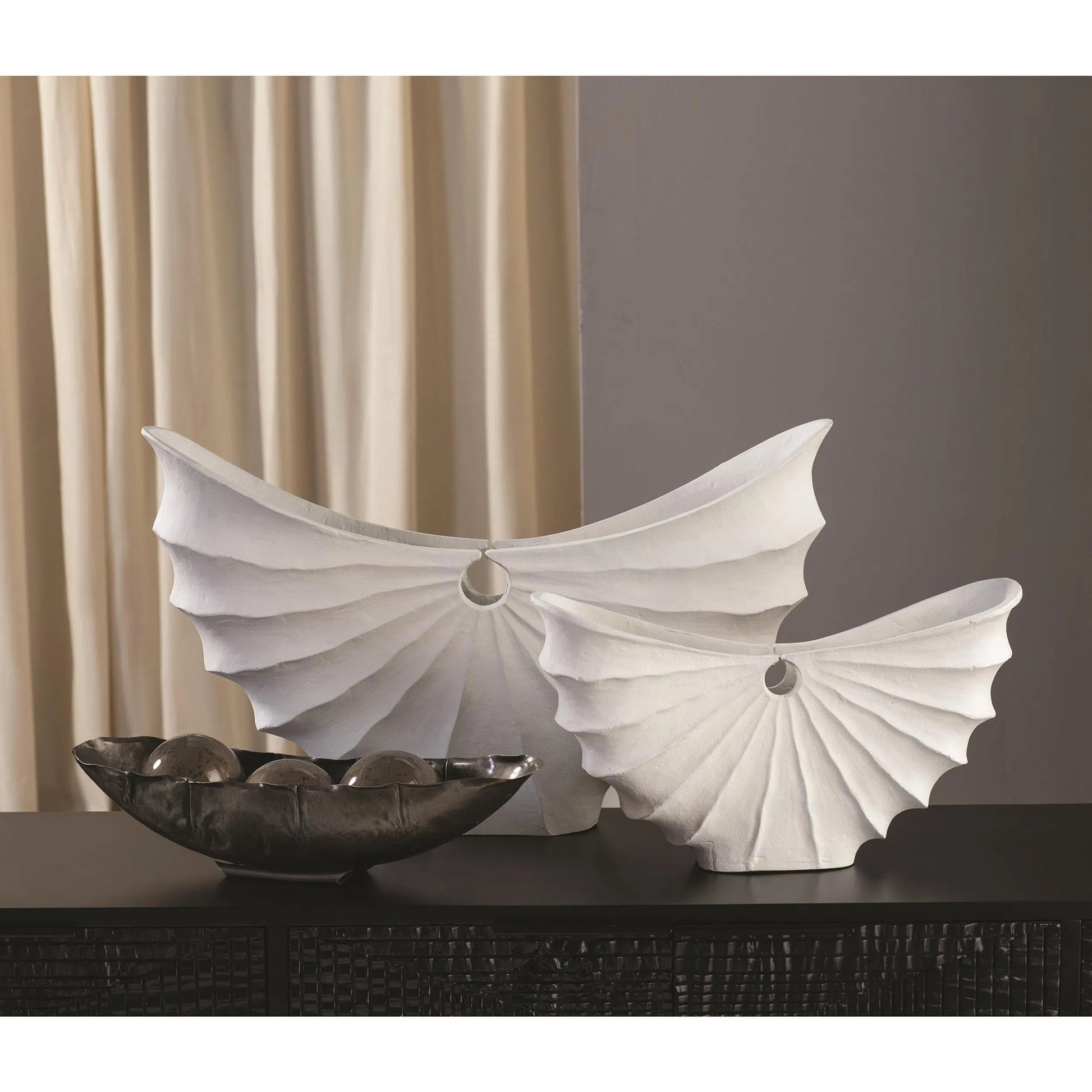 Atlantis Centerpiece by Global Views. Made from cast aluminum in a modern style.