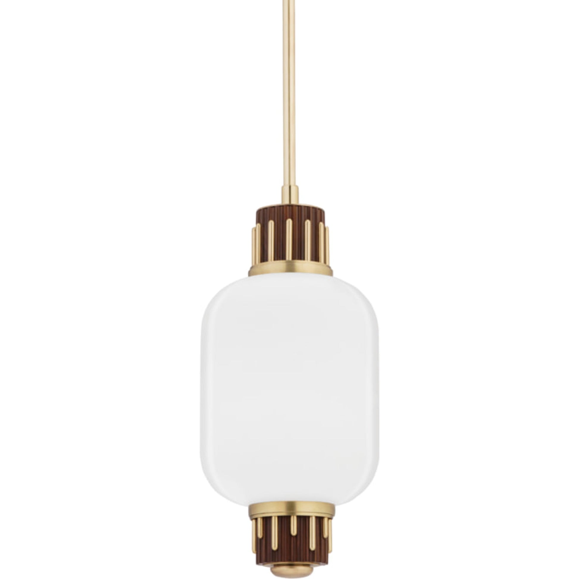 Peekskill Pendant by Hudson Valley in polished nickel. Made from brass in a modern style.