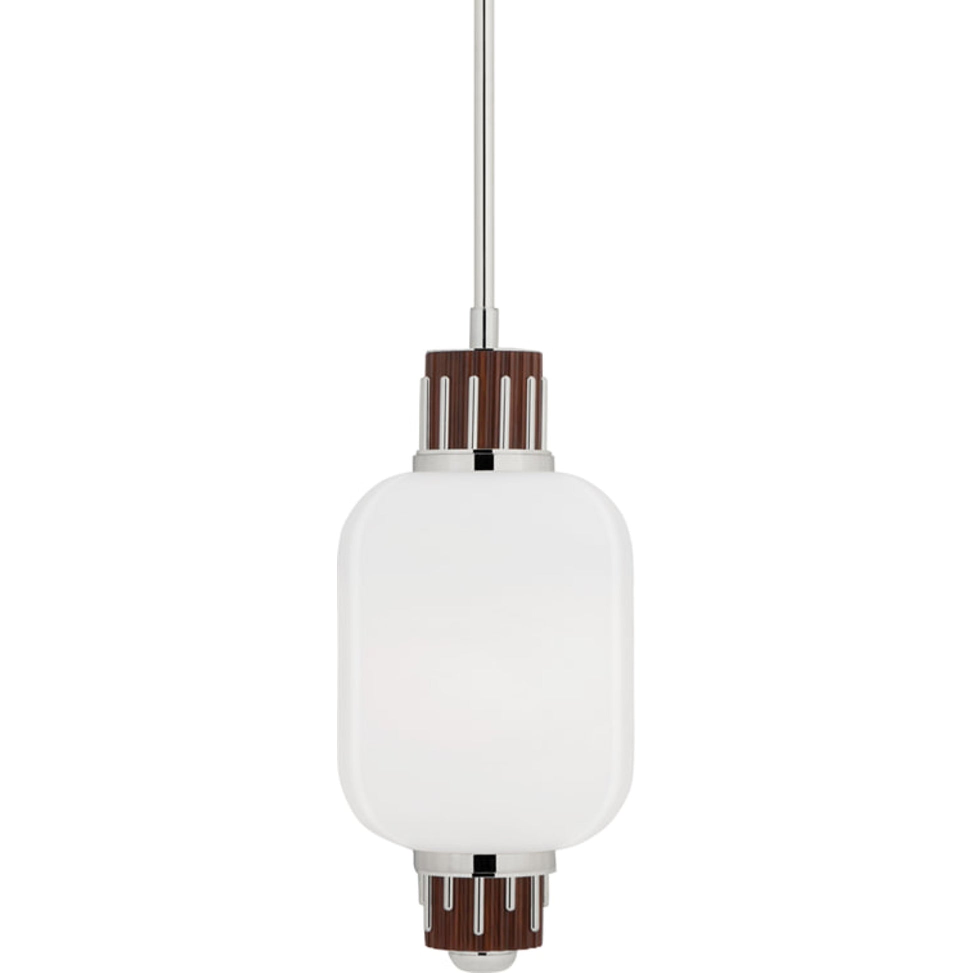 Peekskill Pendant by Hudson Valley in polished nickel. Made from brass in a modern style.