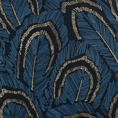 Plumage Throw Pillow by DV Kap Home in blue. Made from 71% polyester, 29% cotton in a modern style.