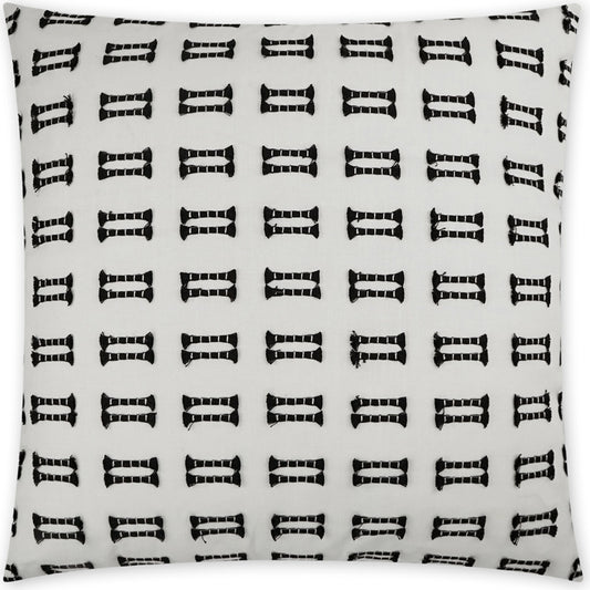 Tassels Throw Pillow by DV Kap Home. Made from 73% cotton, 27% polyester / embroidery: 87% cotton, 13% viscose in a modern style.