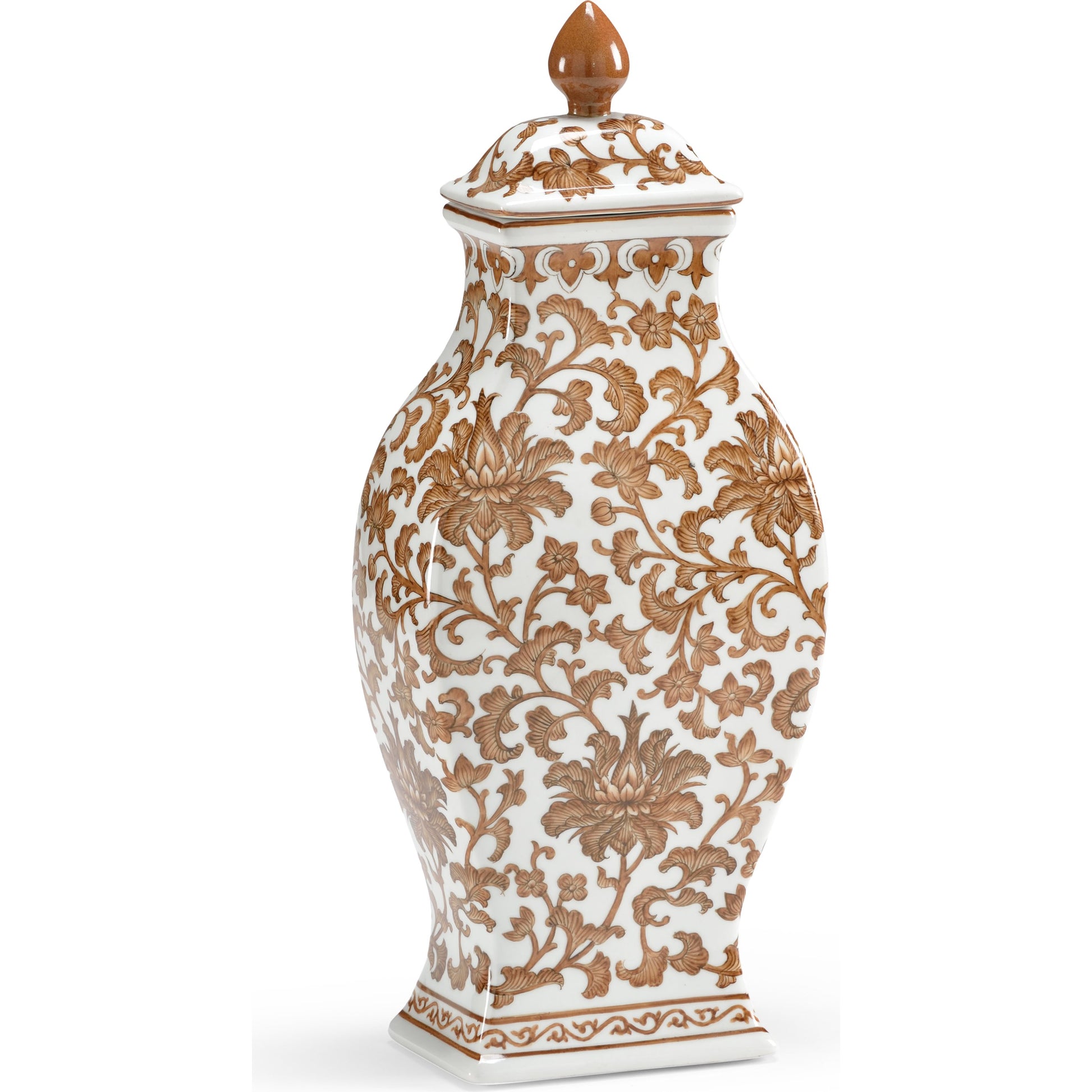 Rectangular Vase by Chelsea House in hand decorated. Made from unique in a eclectic & global style.