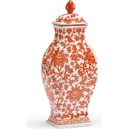 Rectangular Vase by Chelsea House in hand decorated. Made from unique in a eclectic & global style.