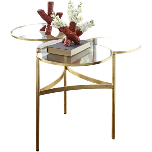001 SR-382149 | Primary Silo | Bristol Coffee Table by Chelsea House in gold. Made from hand made, finished iron in a modern style.
