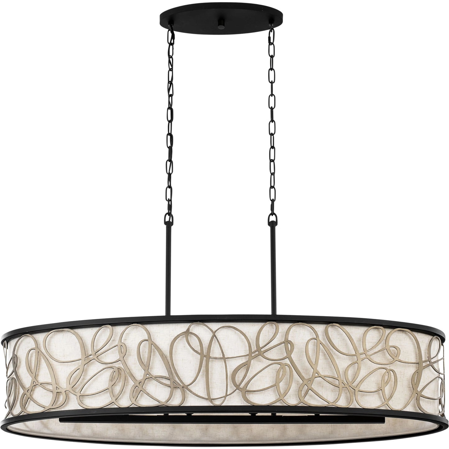 006 SI-1991606 | Additional Silo | Scribble Linear Pendant by Varaluz in matte black/artifact. Made from unique in a modern style.