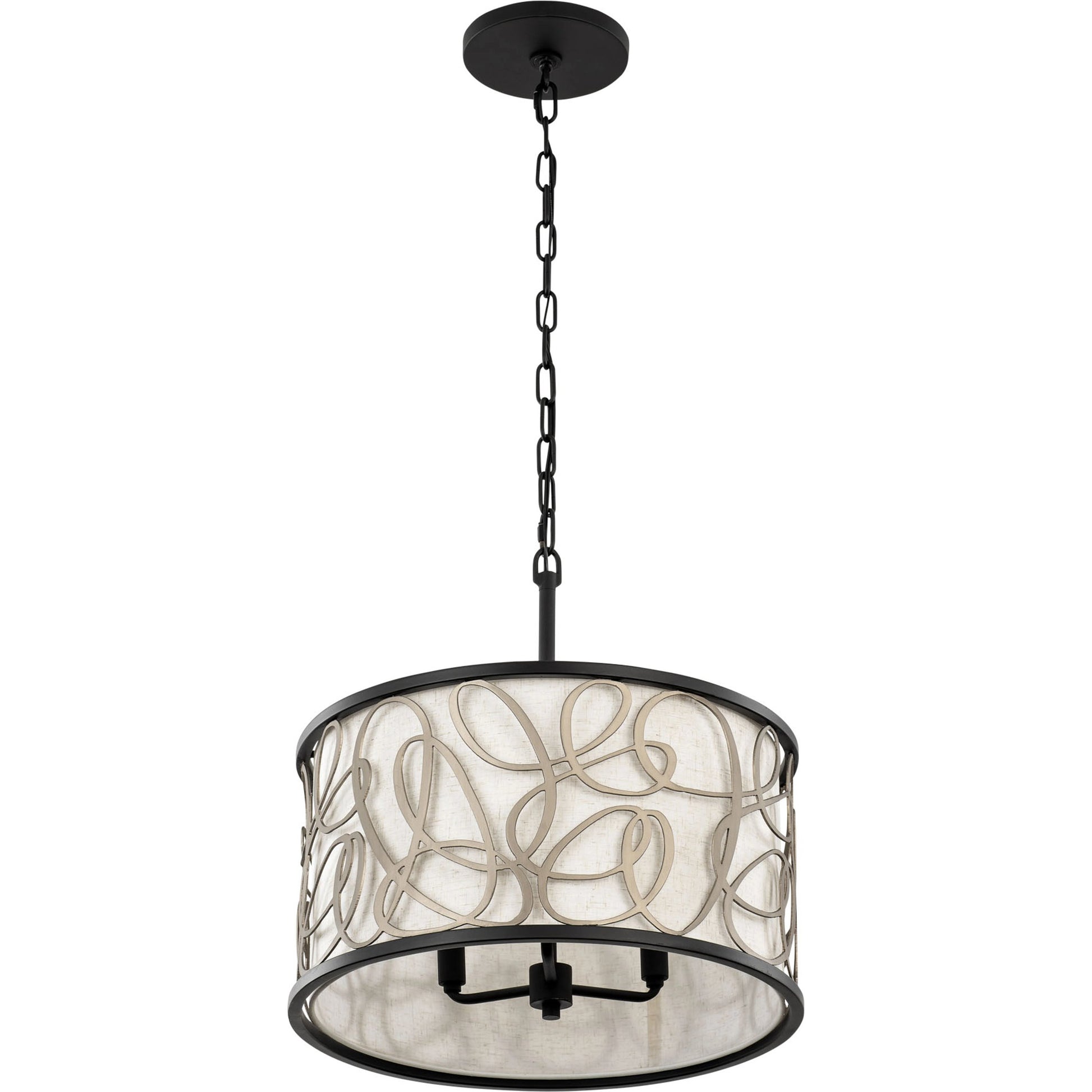 Scribble Convertible Pendant by Varaluz in matte black/artifact. Made from unique in a modern style.