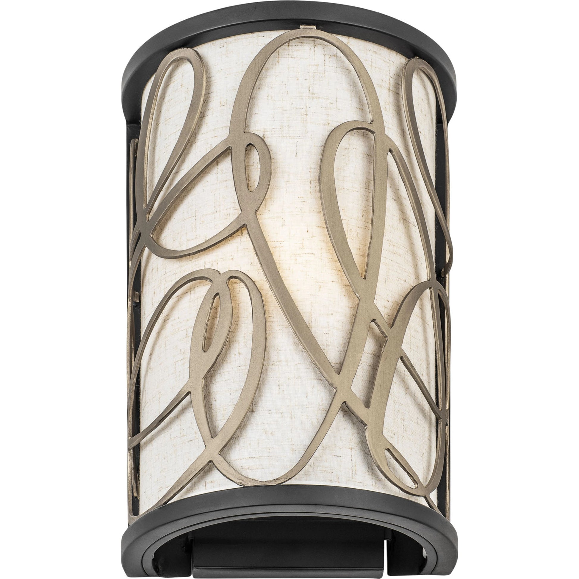 Scribble Sconce by Varaluz in matte black/artifact. Made from unique in a modern style.
